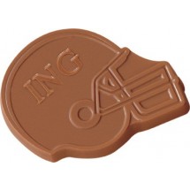 Chocolate Football Helmet