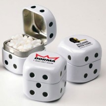 Dice Tin With Mints