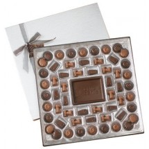 Chocolate Gift Box With Custom Center Bar - 2 lb