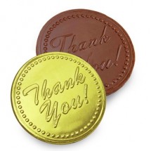 Chocolate Thank You Coin 